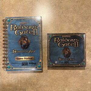 Baldur's Gate II Shadows of Amn (Windows PC 2000) Complete Set with Game Manual